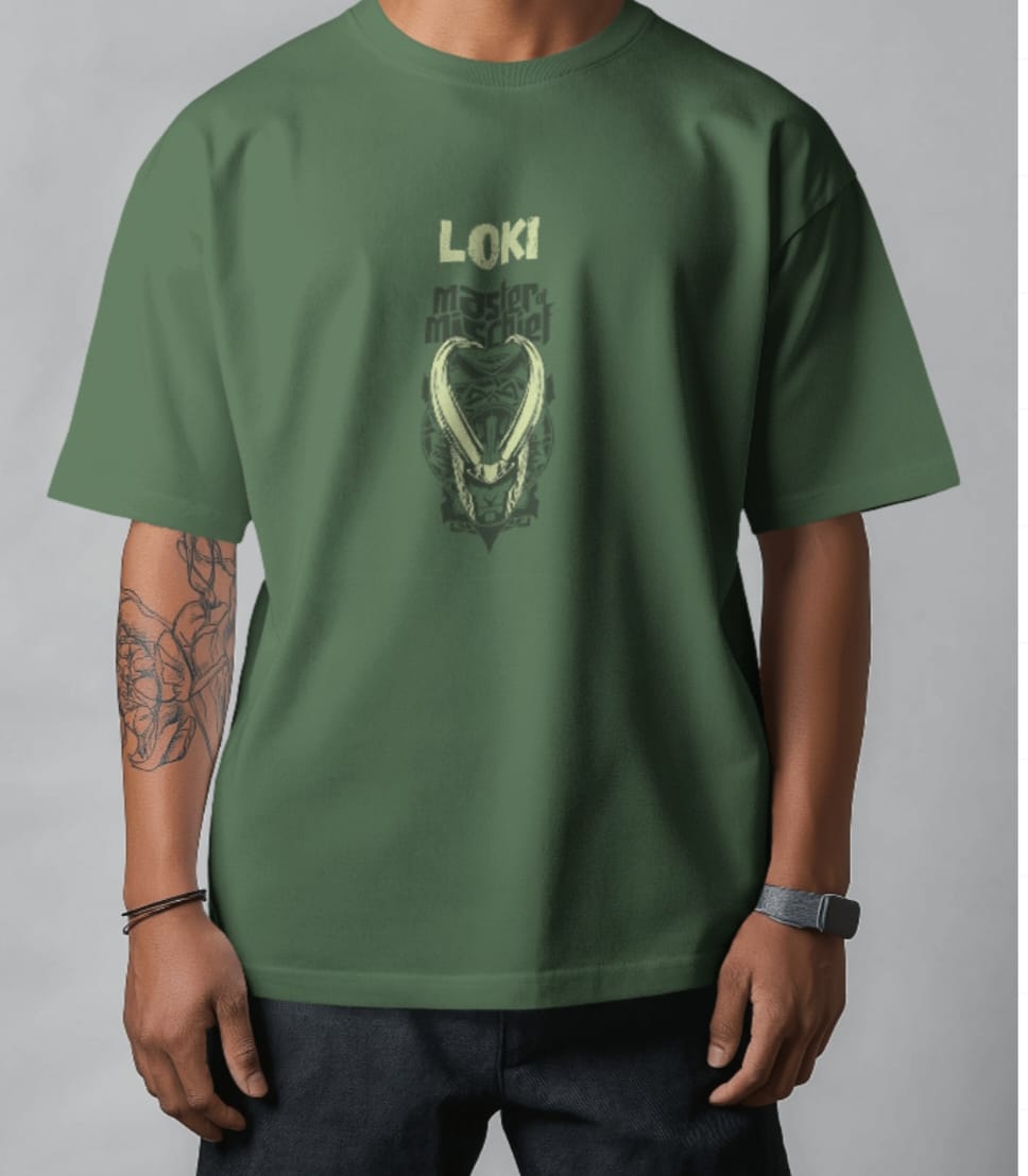 LOKI short sleeves over sized tee shirt