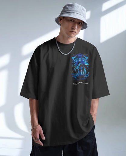 SOLO LEVELING over sized short sleeved tee shirt